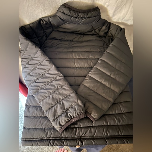 Columbia Black with pink detail Puffer Jackets - Picture 2 of 4